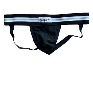 Mens Coyote Jock Strap, Black, Medium
